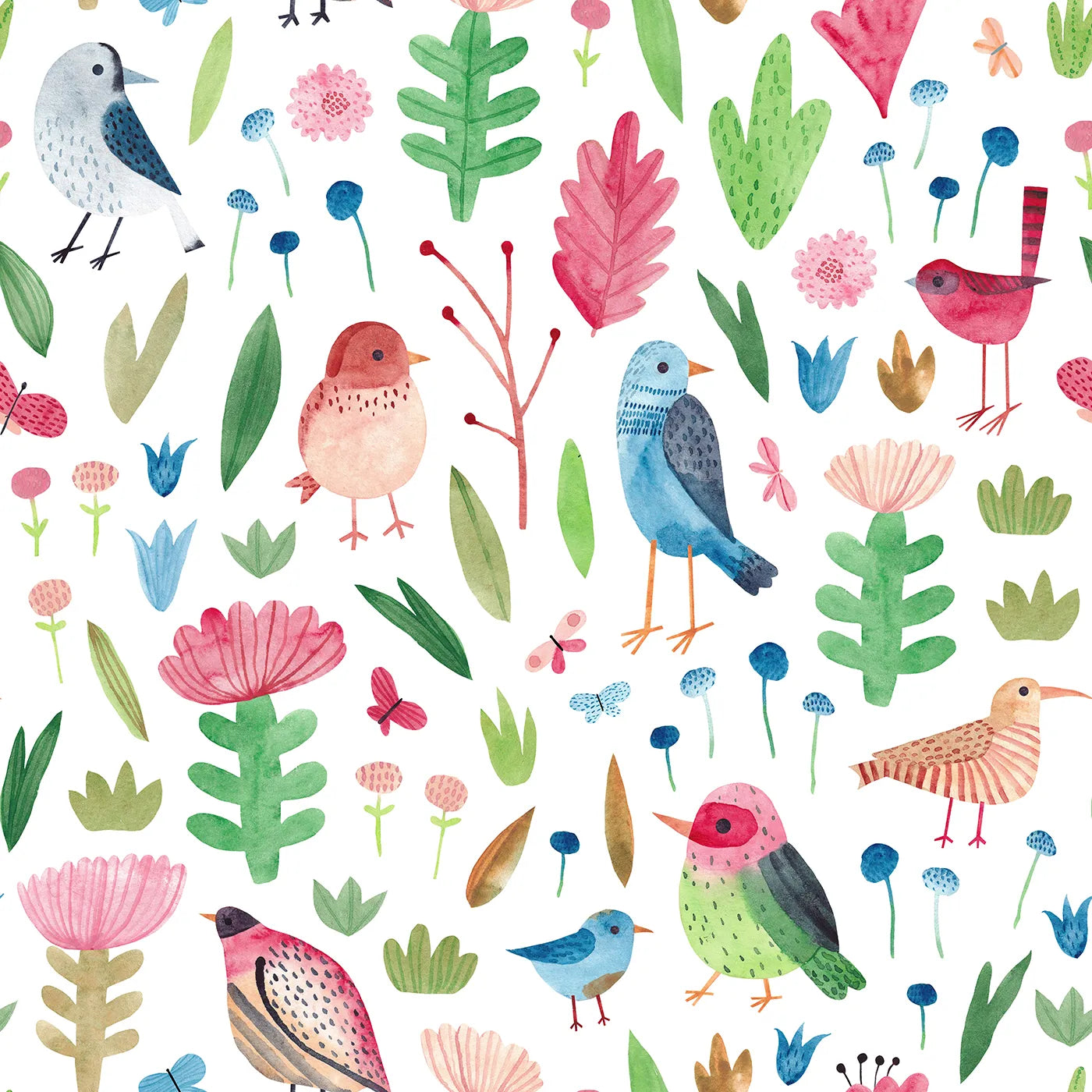 A Cheerful Chorus of Petals and Wings