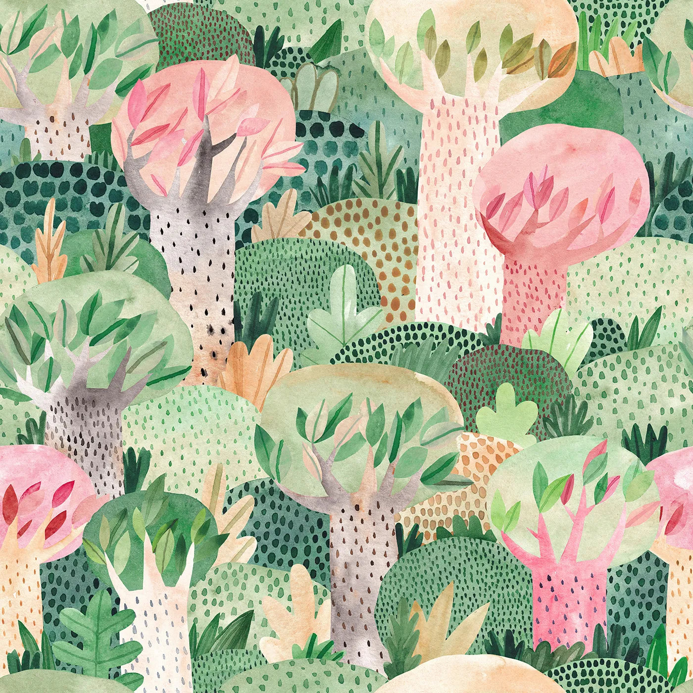 A Dreamy Stroll Through a Technicolor Forest