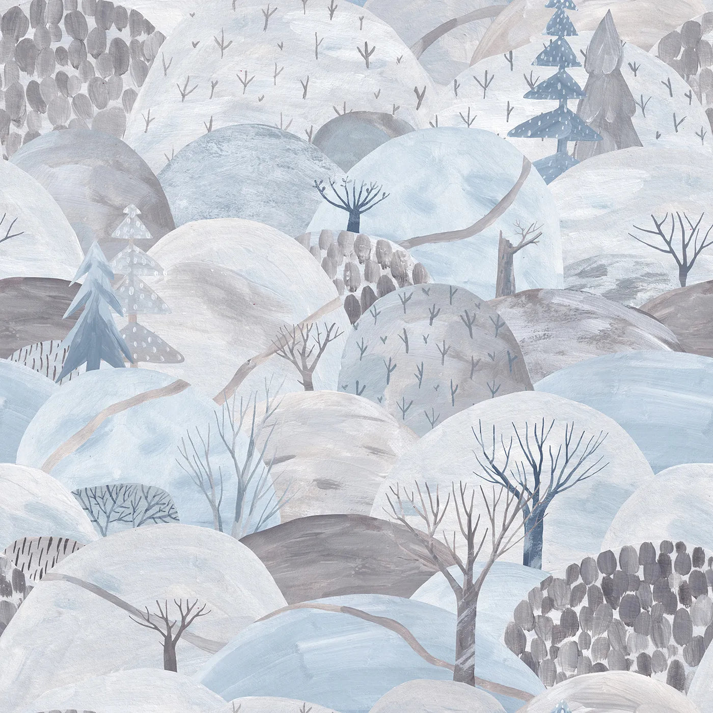 A Peaceful Journey Through a Frosted World