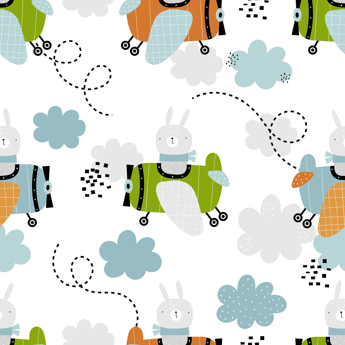 A Cheerful Flight with the Bravest Bunnies
