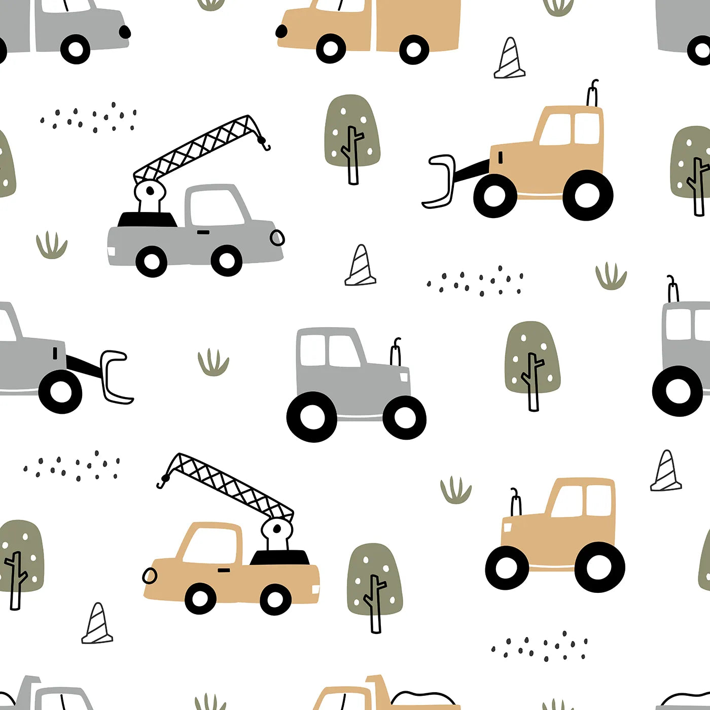 A Quiet Day of Digging and Driving
