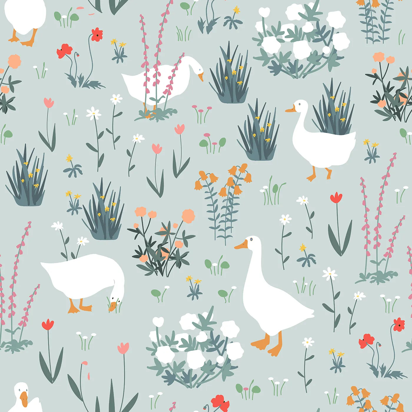 A Peaceful Stroll Through a Gentle Garden