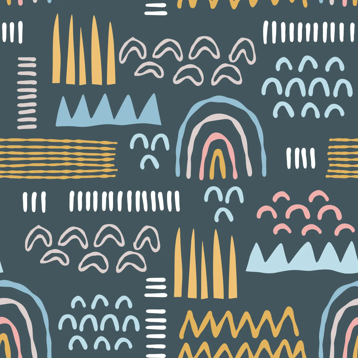 A Playful Composition of Color and Form