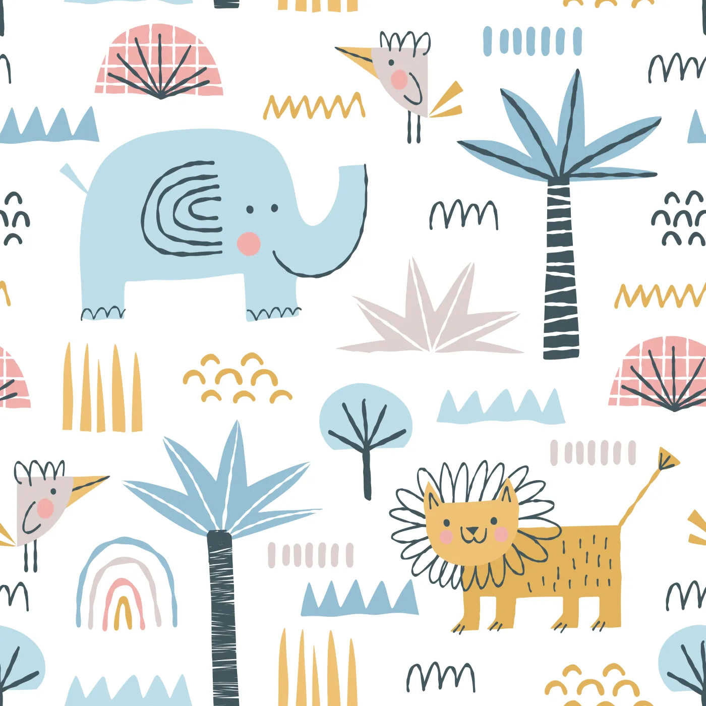 A Playful Safari with an Artistic Twist