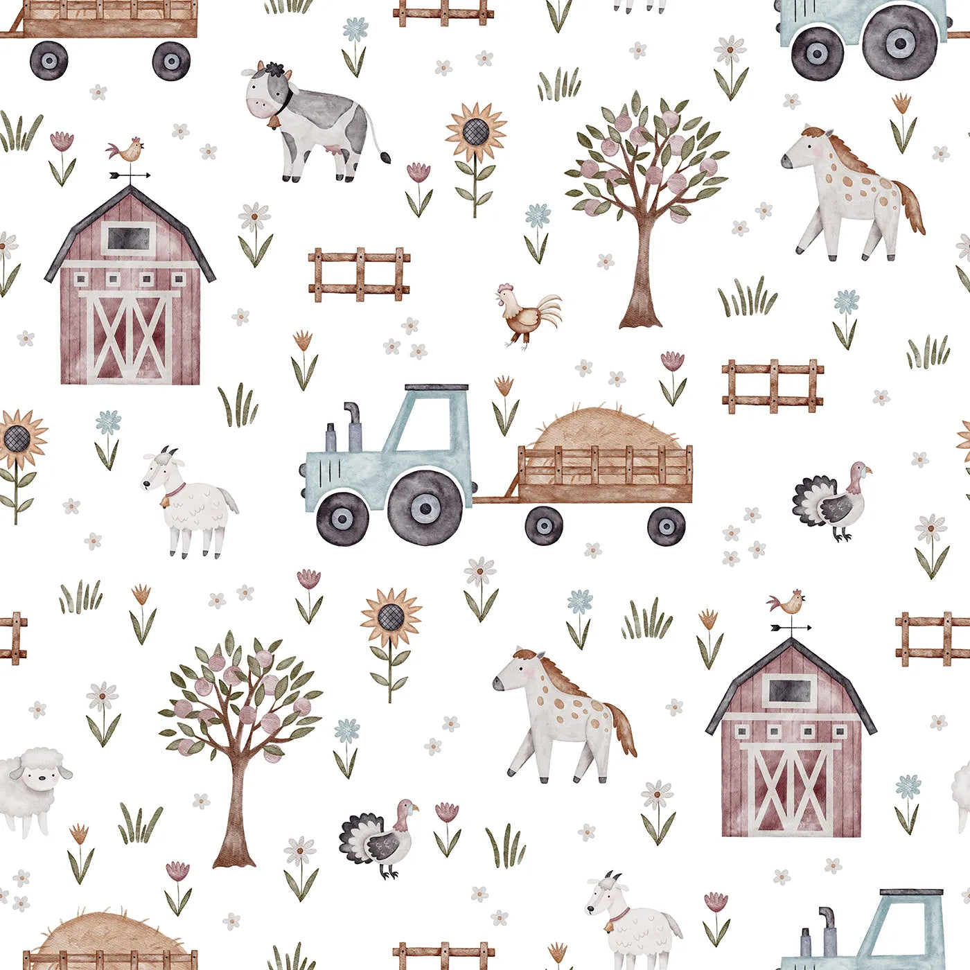 A Cheerful Story of a Day on the Farm