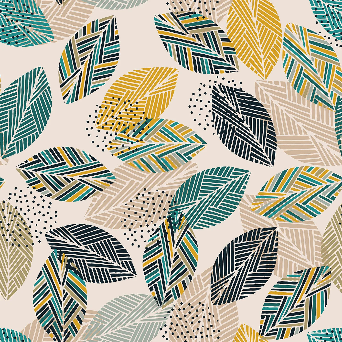 A Textured Tangle of Artistic Greenery