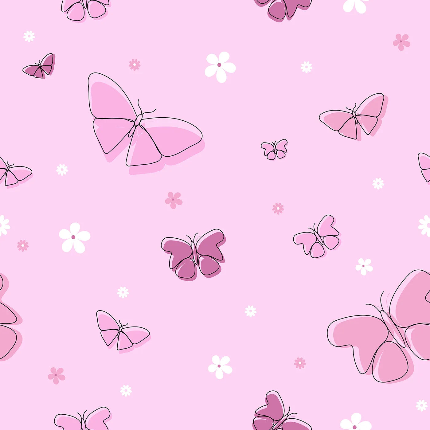 A Bright Dance of Wings and Petals