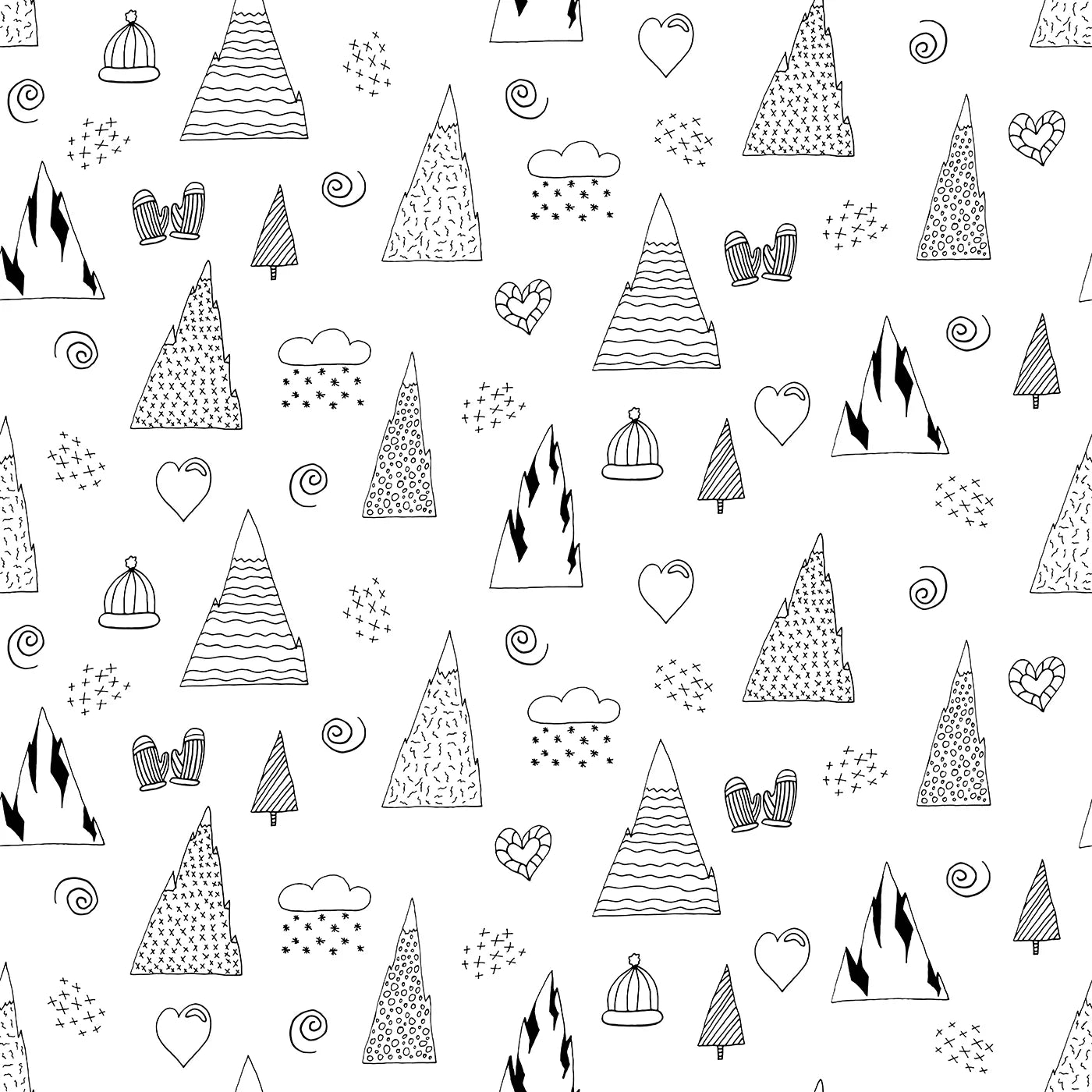 A Sweet Sketch of a Snowy Adventure