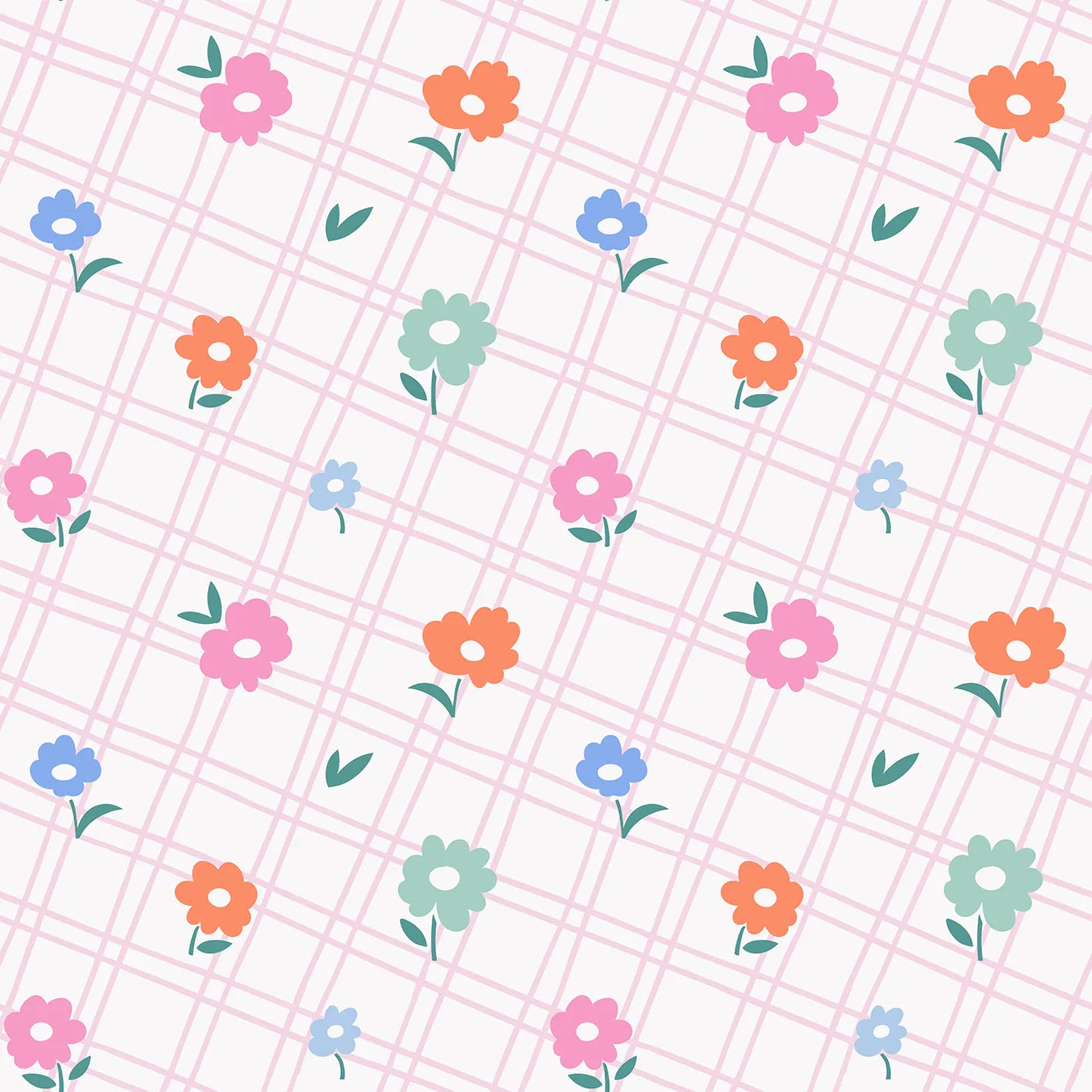 A Cheerful Grid of Garden Delights