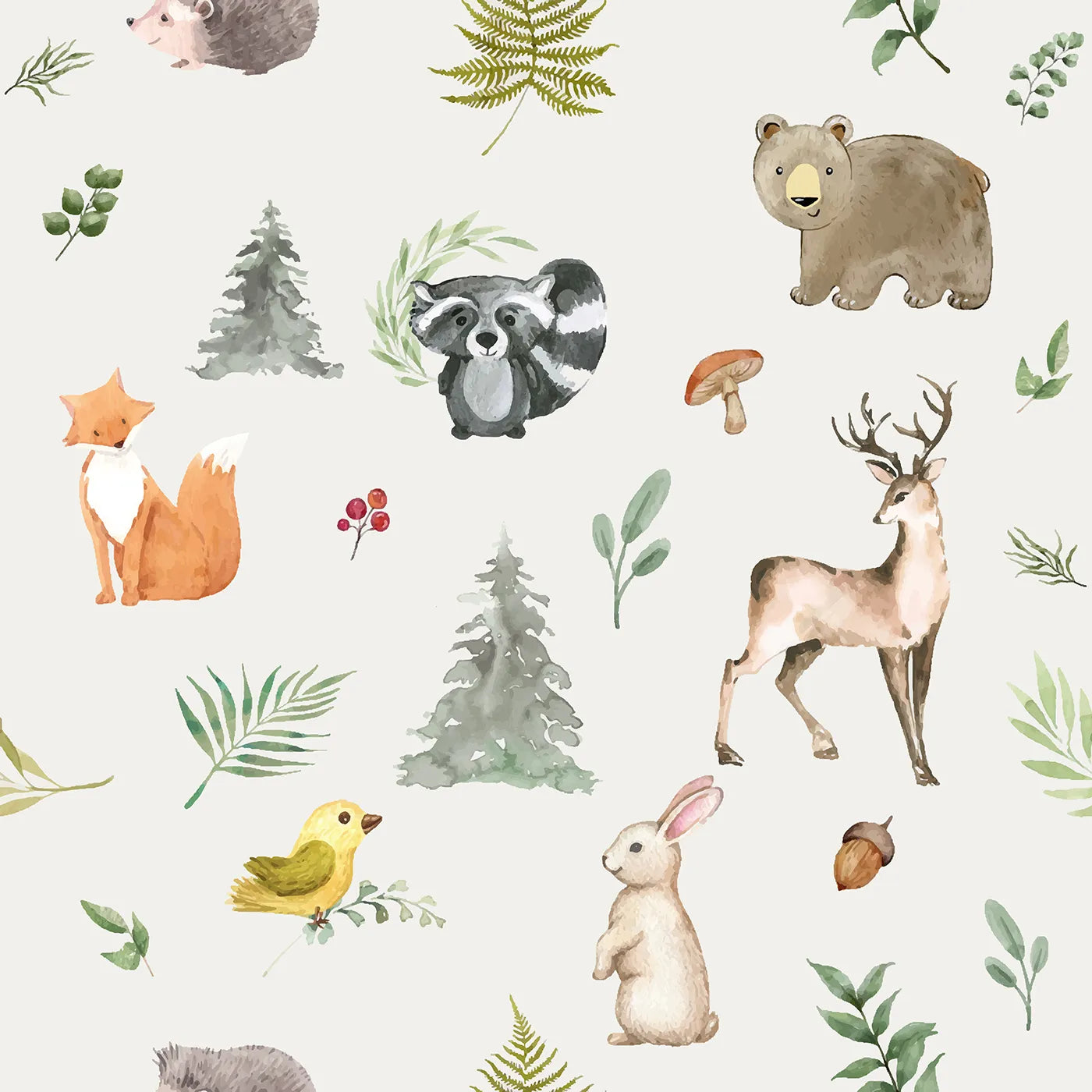 A Beautifully Painted Gathering in the Woods