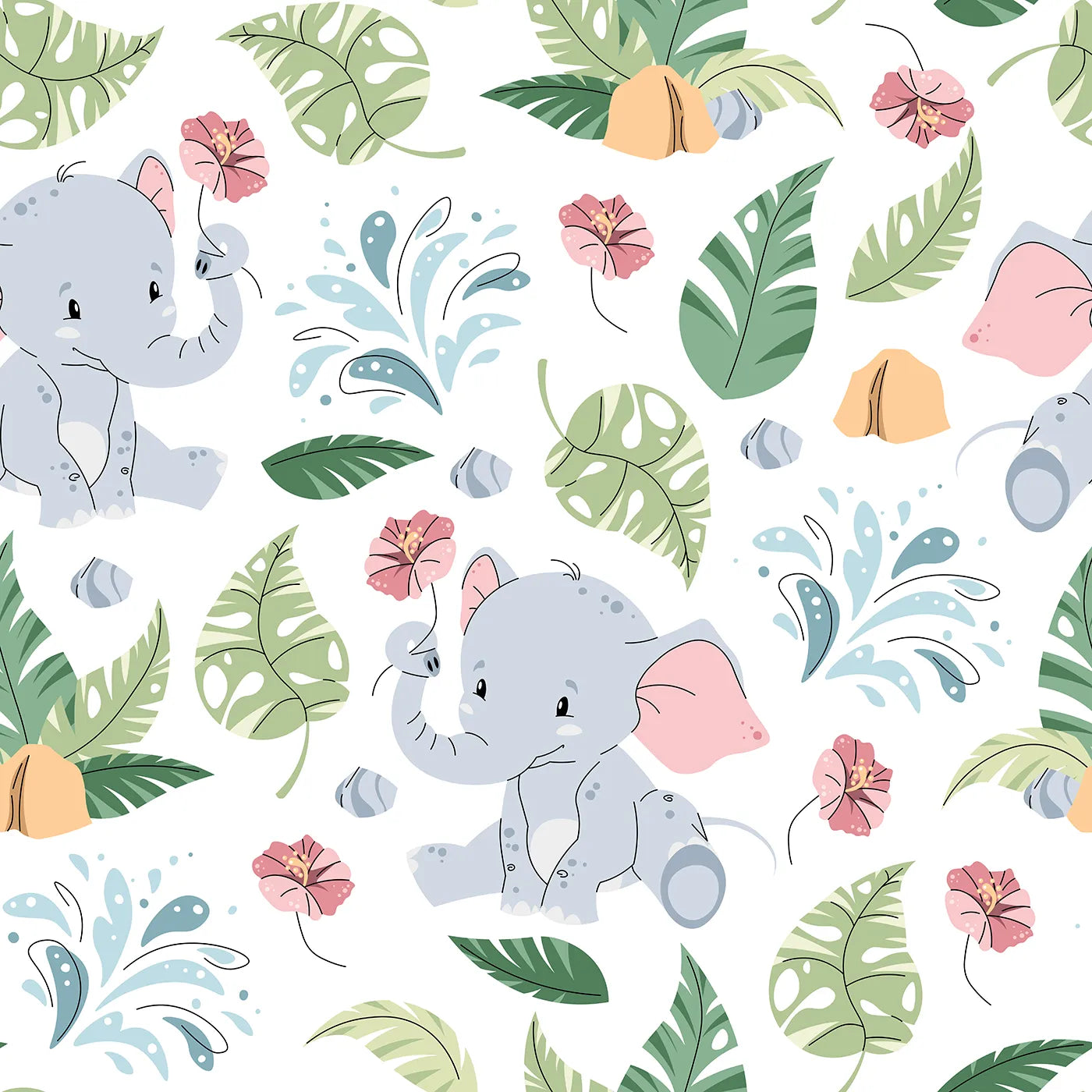 A Calm and Playful Day in the Jungle