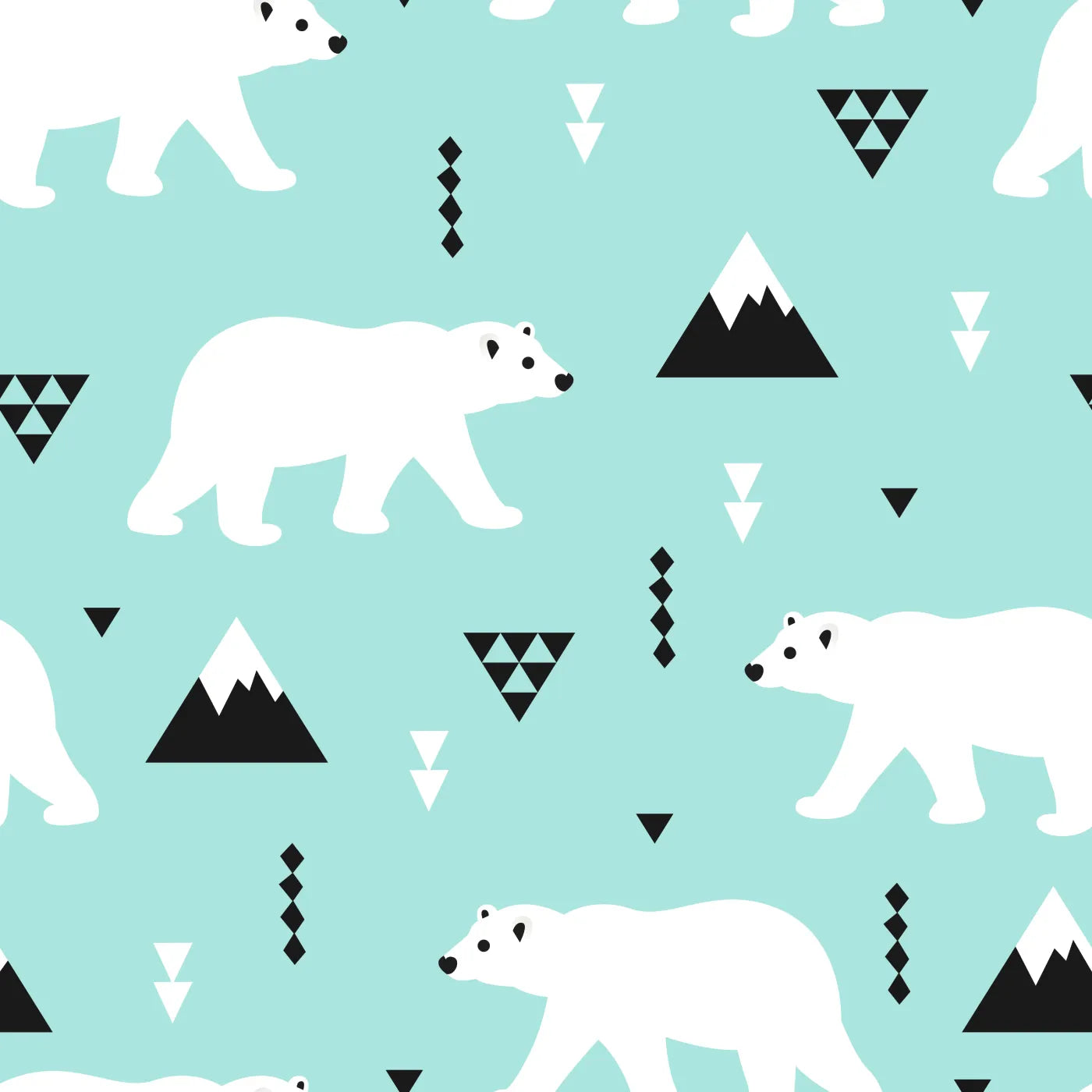 A Stylish Trek Through a Minimalist North Pole
