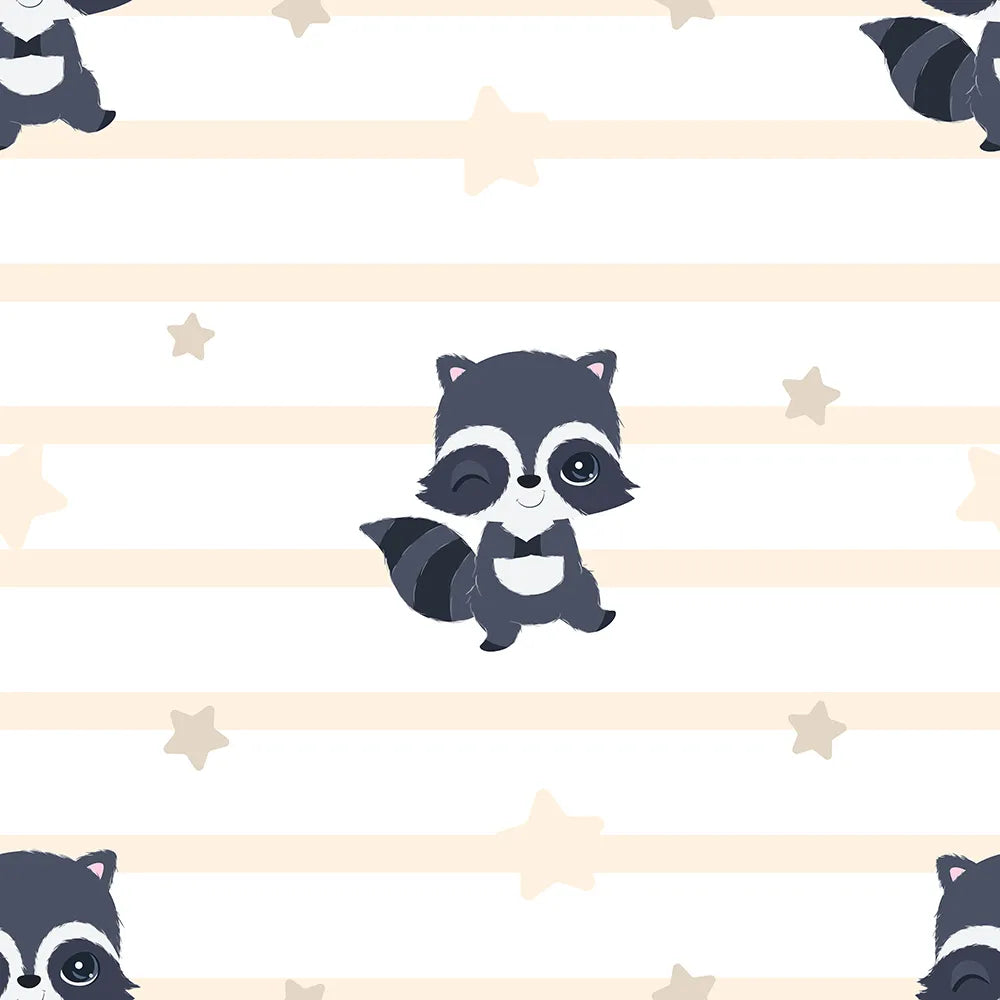 Where Little Raccoons Play Among the Stars and Stripes