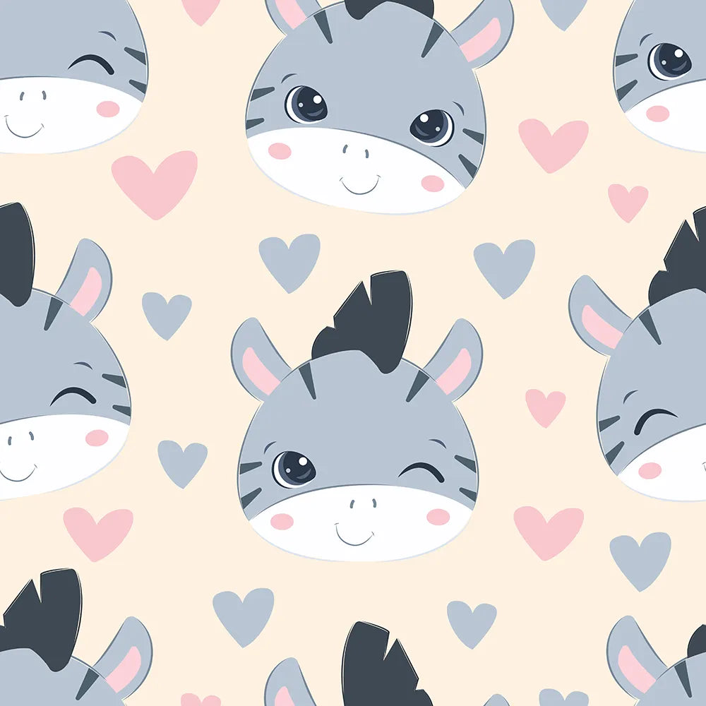 Where Playful Zebras and Hearts Abound