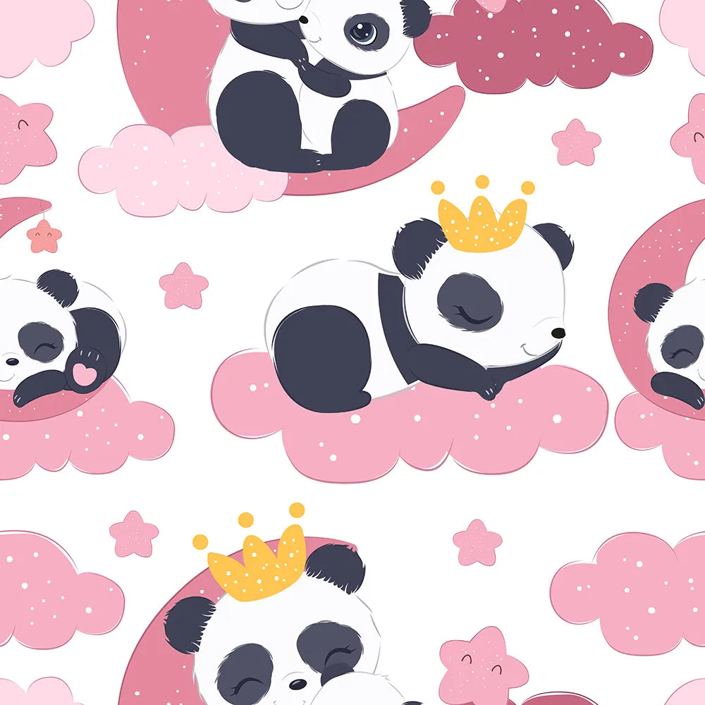 Where Royal Pandas Float on Fluffy Dreams