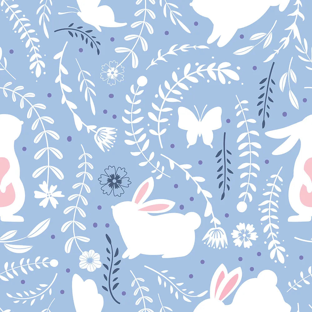 Where Bunnies Play Under a Blue Sky