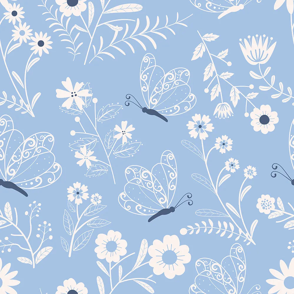 Where Gentle Butterflies Drift on the Breeze