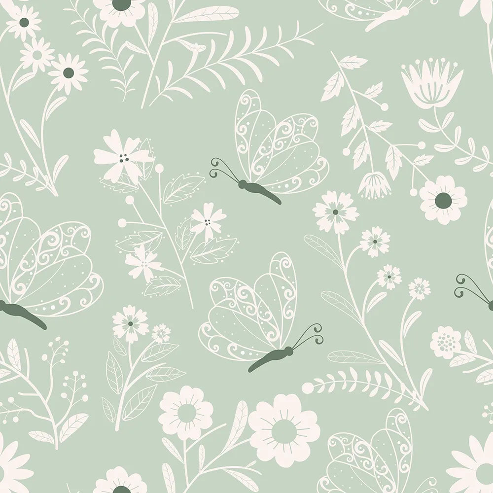 Where Butterflies Play in a Field of Flowers