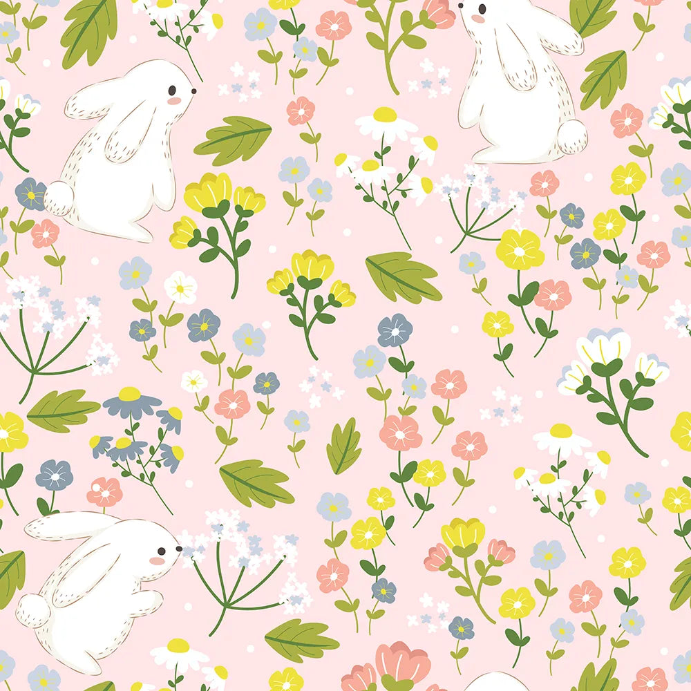 Where Bunnies Hop Among the Flowers