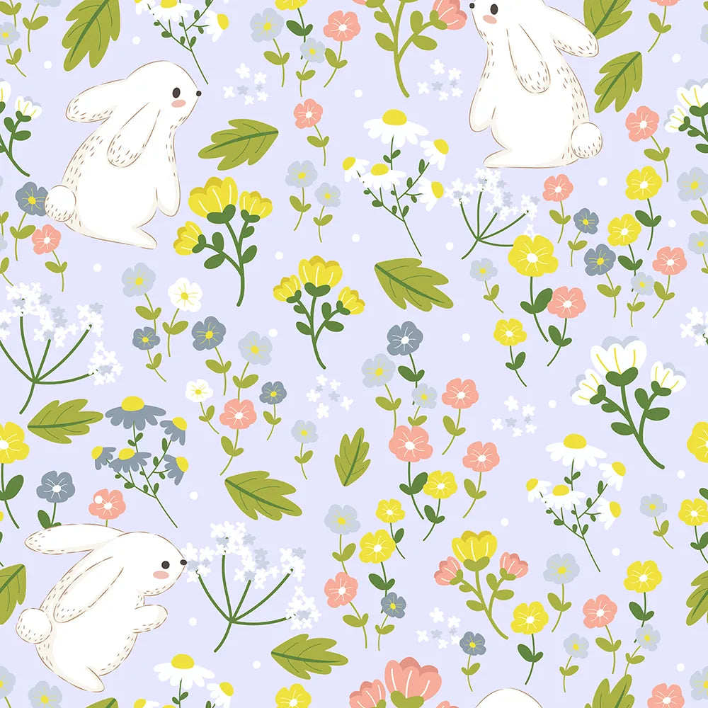 Where Bunnies Play in a Lavender Field