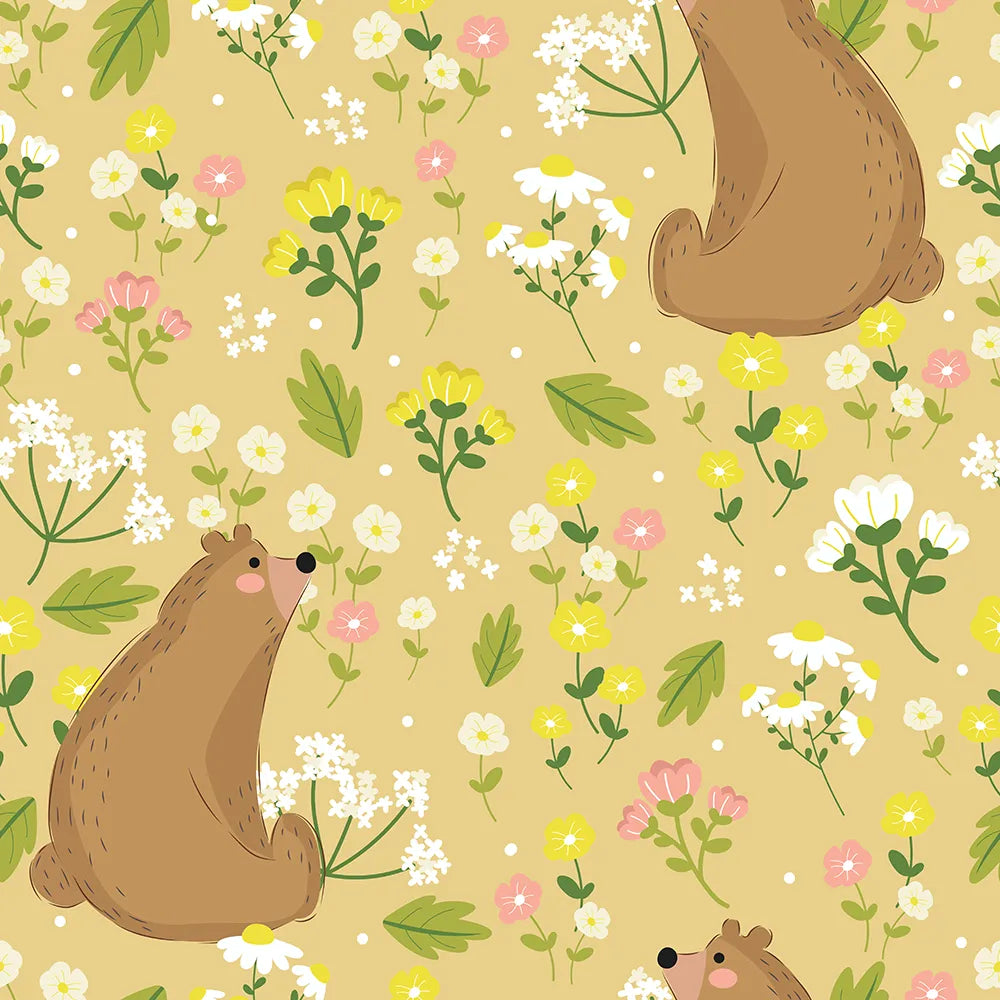 Where Bears Play in a Field of Flowers