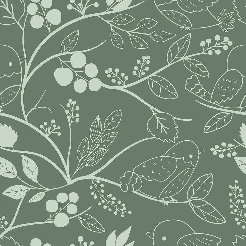 Where Birds Play in a Field of Flowers