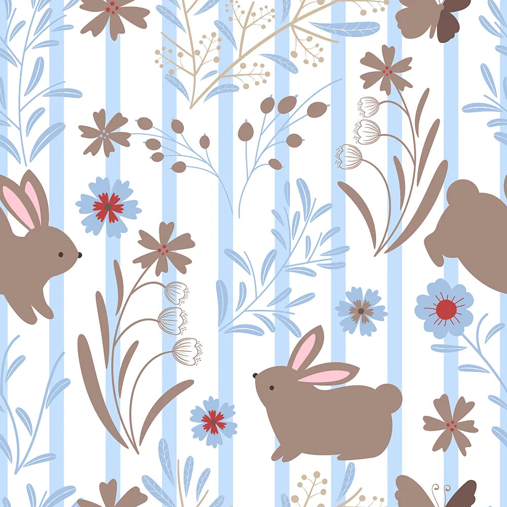 Where Bunnies Play Under a Blue Sky