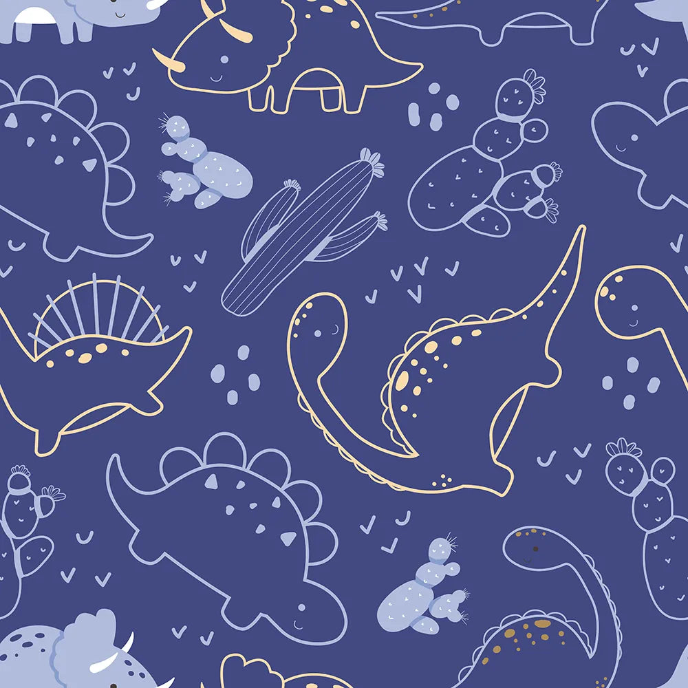 Where Dinosaurs Shine Beneath Midnight Skies