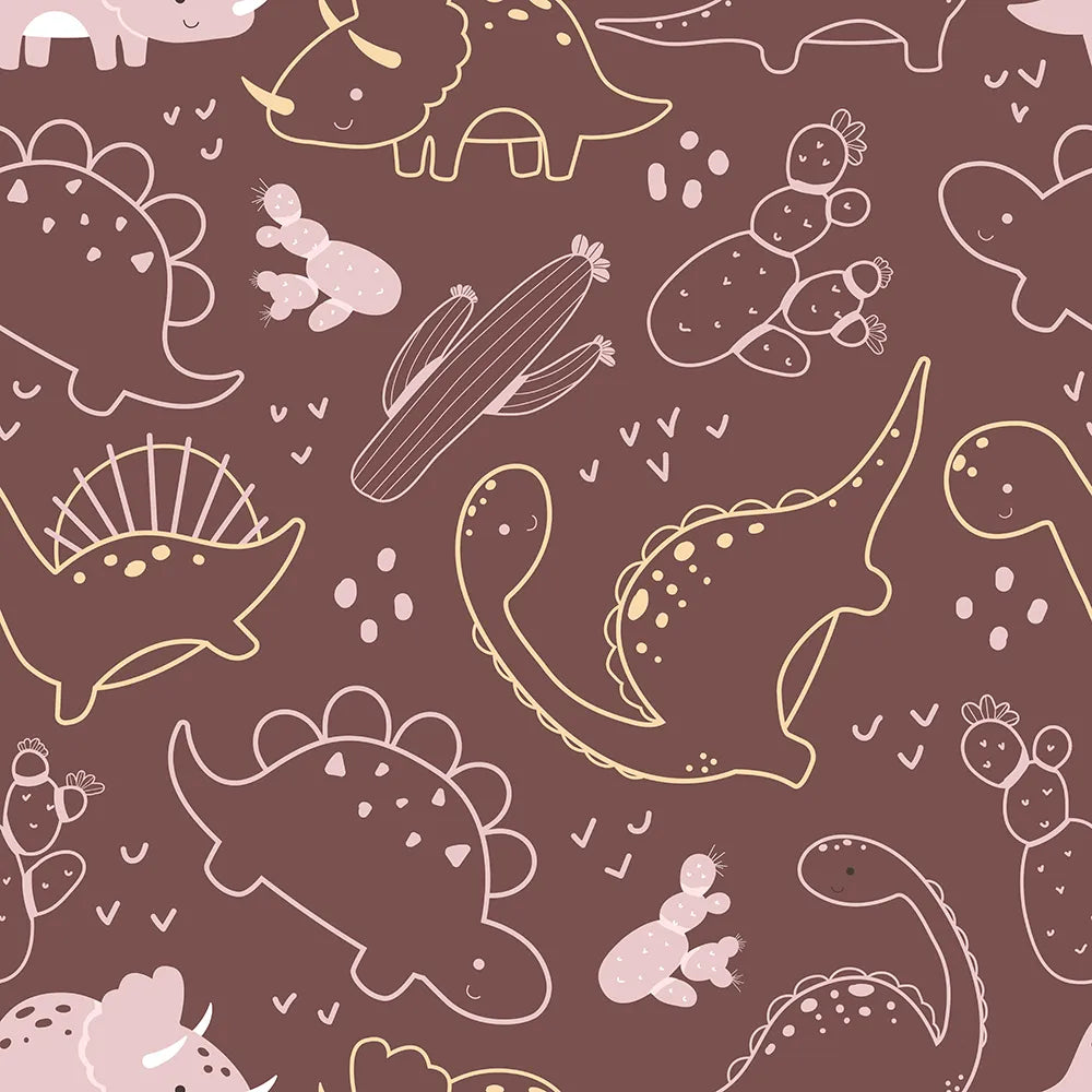 Where Dinos Drift Through Chocolate Skies