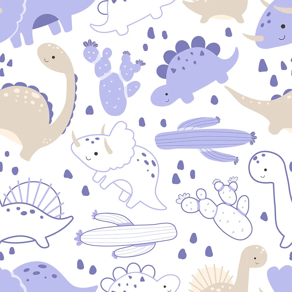 Where Lavender Hugs Meet Dino Tracks