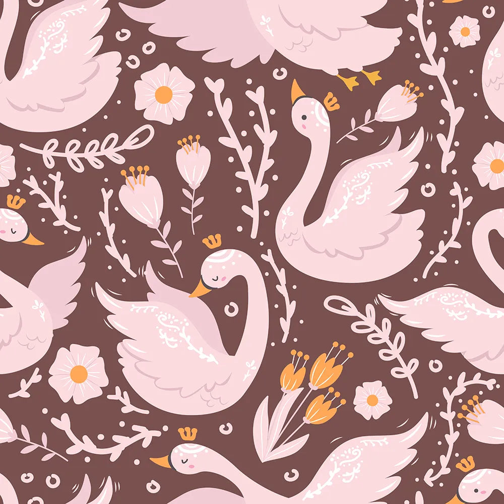 Where Sweet Swans Perch on Winding Branches