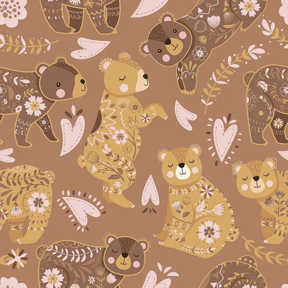 Where Sweet Bears are Decorated with Flowers