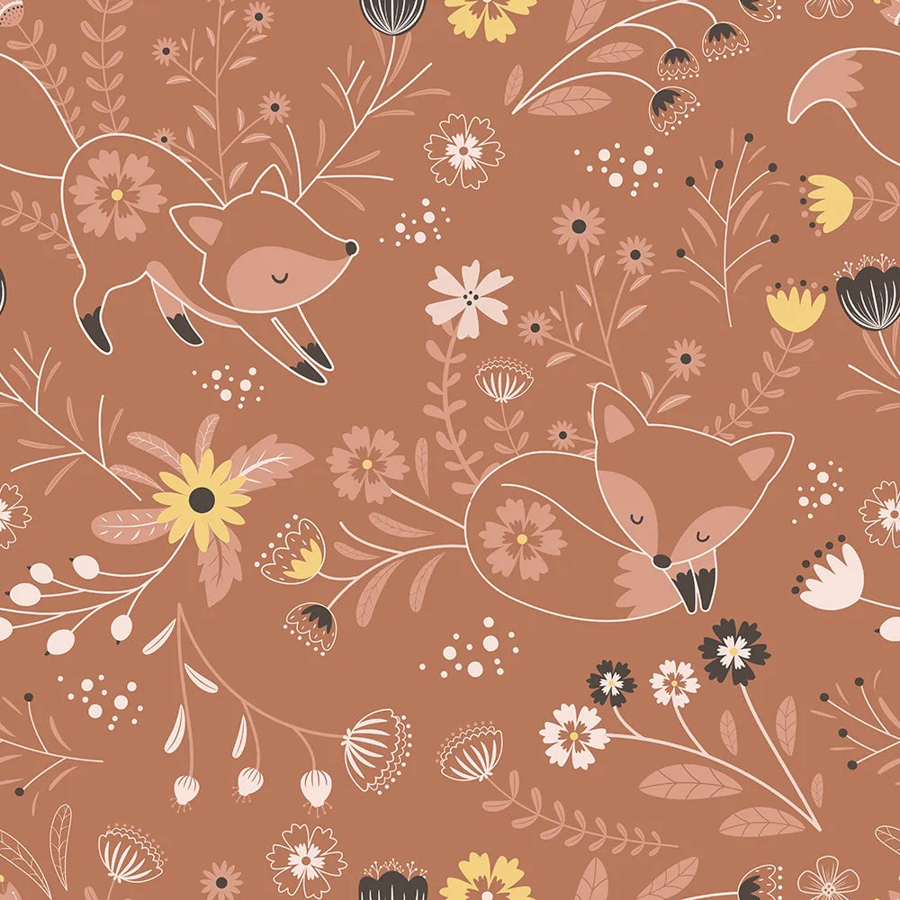 Where Sweet Foxes are Framed by Flowers