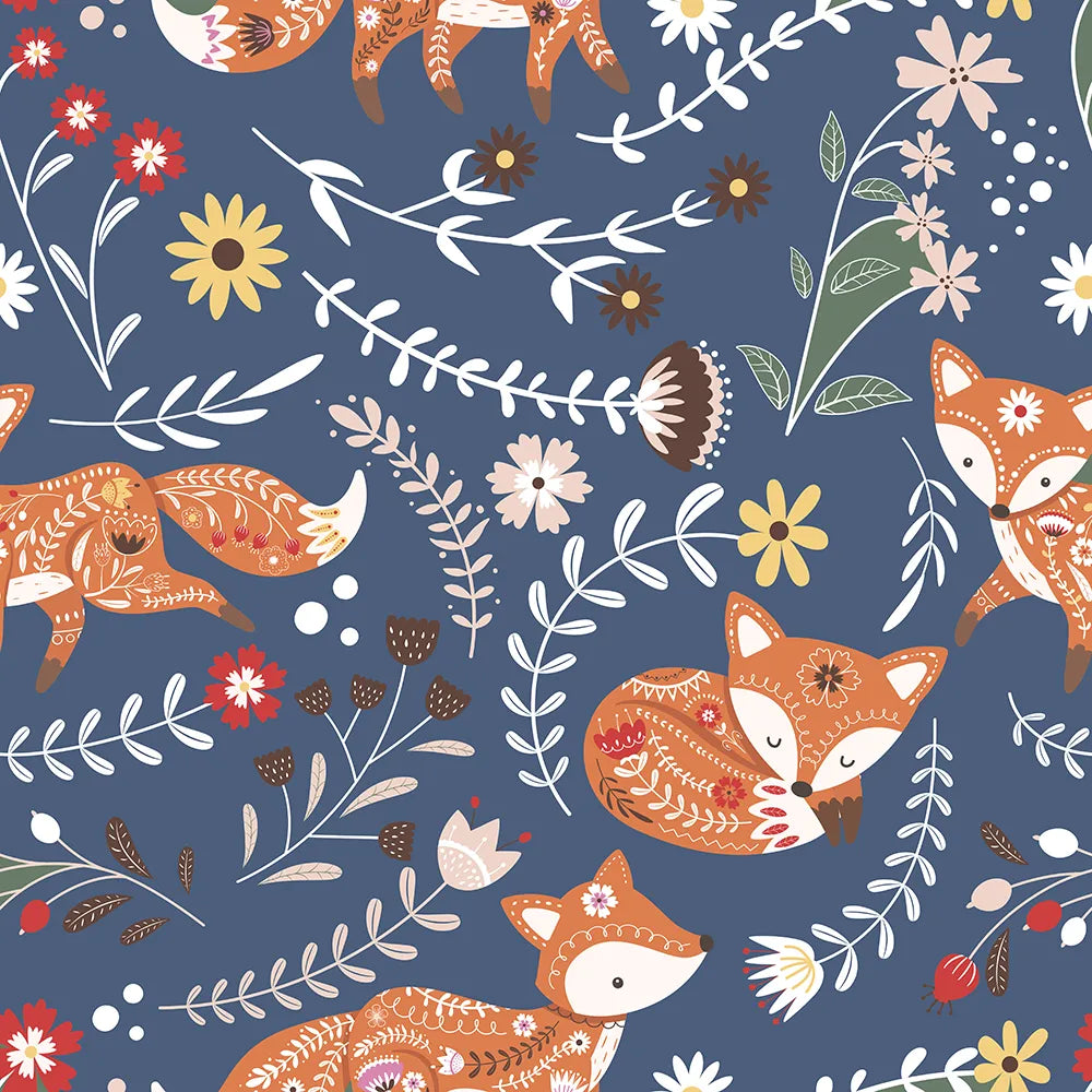 Where Foxes Play Under a Blue Sky