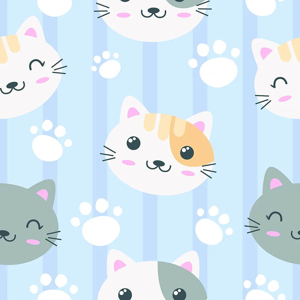 Where Meows Meet Sky-Colored Mischief