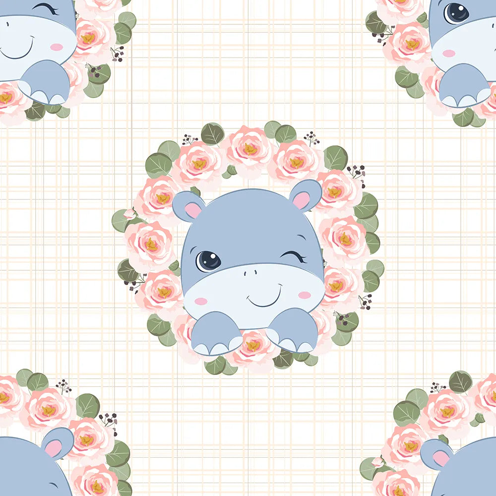 Where Blush Roses Meet Hippo Hugs
