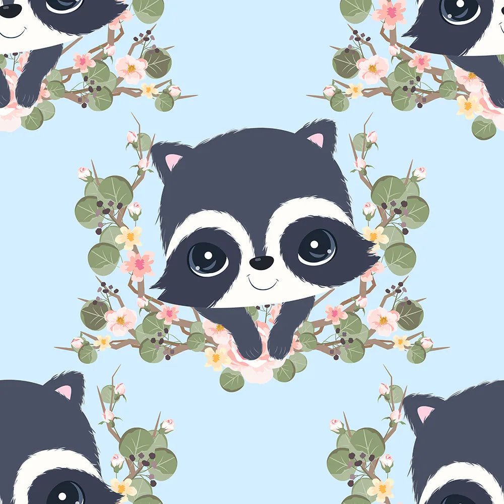 Where Raccoons Play Under a Blue Sky