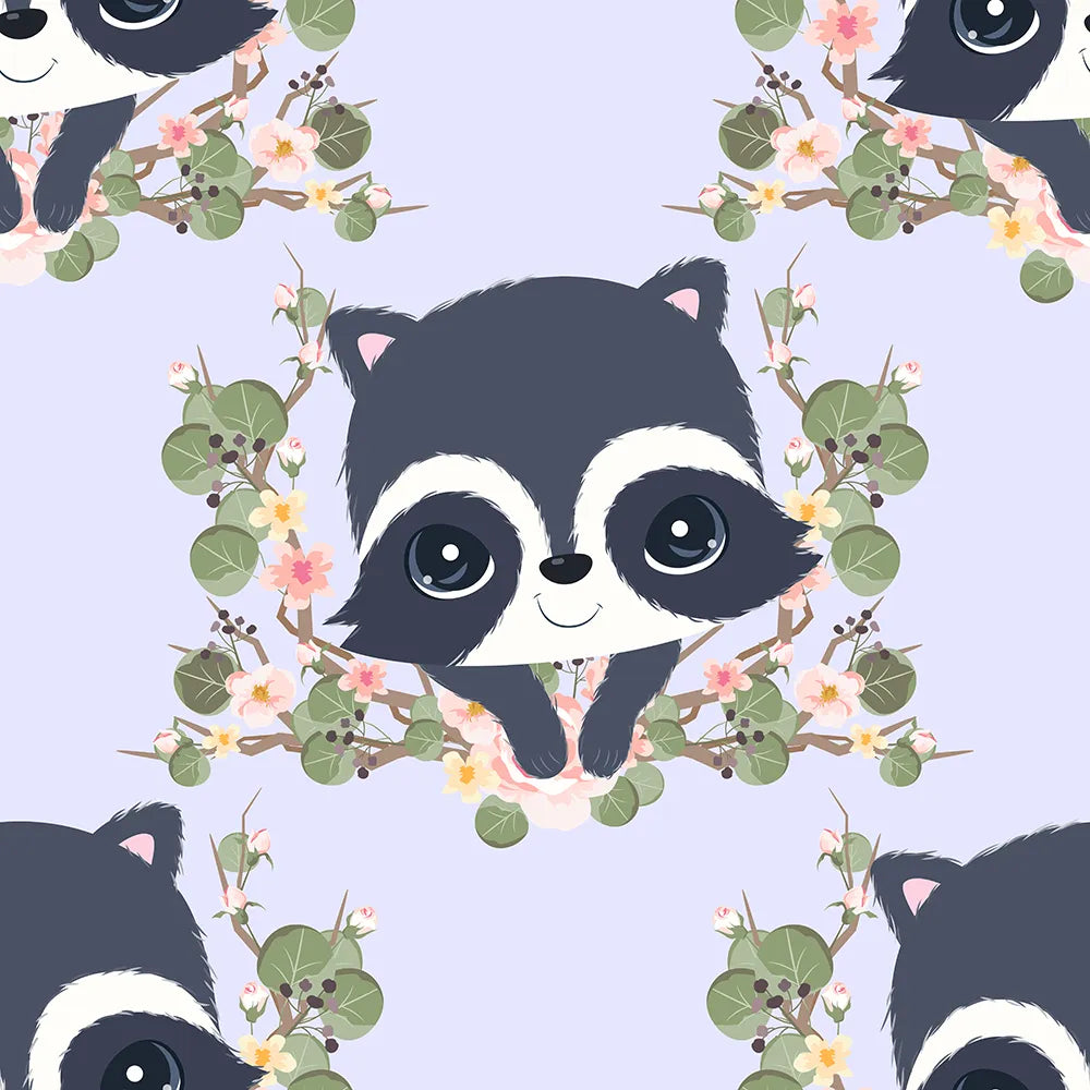 Where Raccoons Play in a Lavender Field