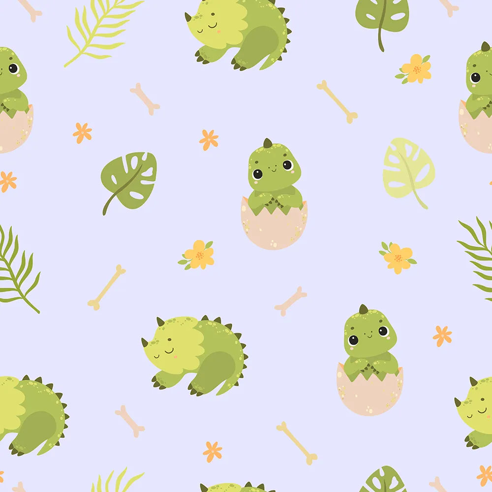 Where Baby Dinos Nap Under Lilac Skies