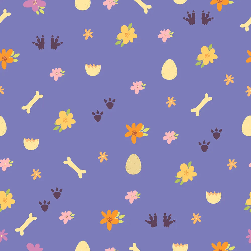 Where Soft Steps and Florals Whisper Prehistoric Tales
