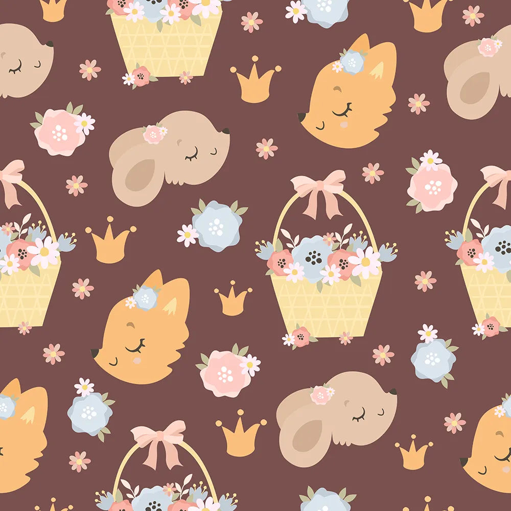 Where Sweet Woodland Princesses Play in the Meadow