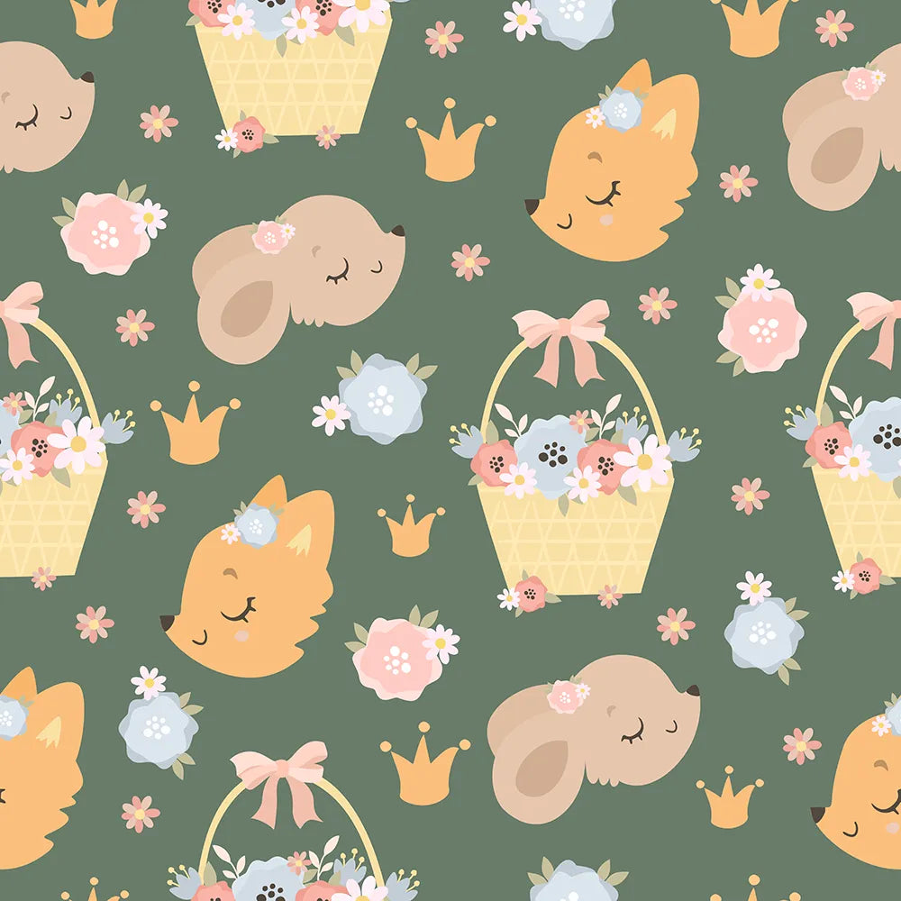 Where Woodland Princesses Play in a Minty Field