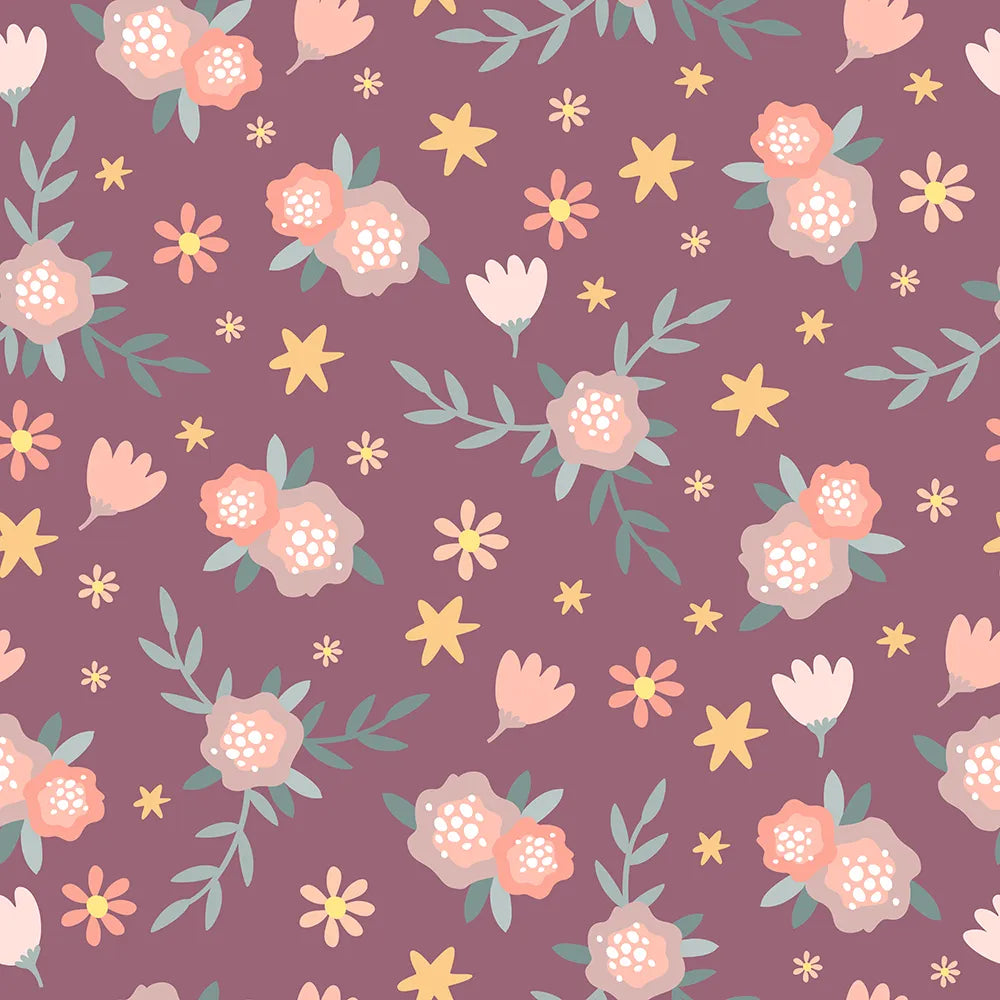 Where Blossoms Twinkle Beneath Dusky Skies