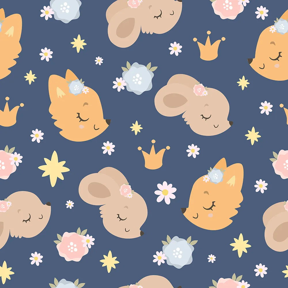 Where Woodland Friends Play Under a Blue Sky