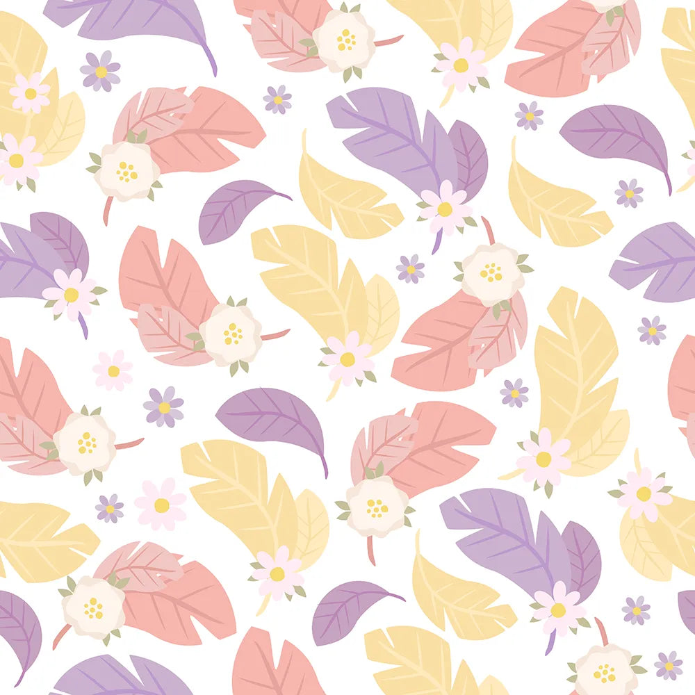 Where Colorful Leaves Dance Through a Springtime Breeze