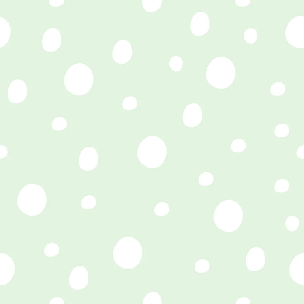 Where Dots Drift Through Cool Minty Calm