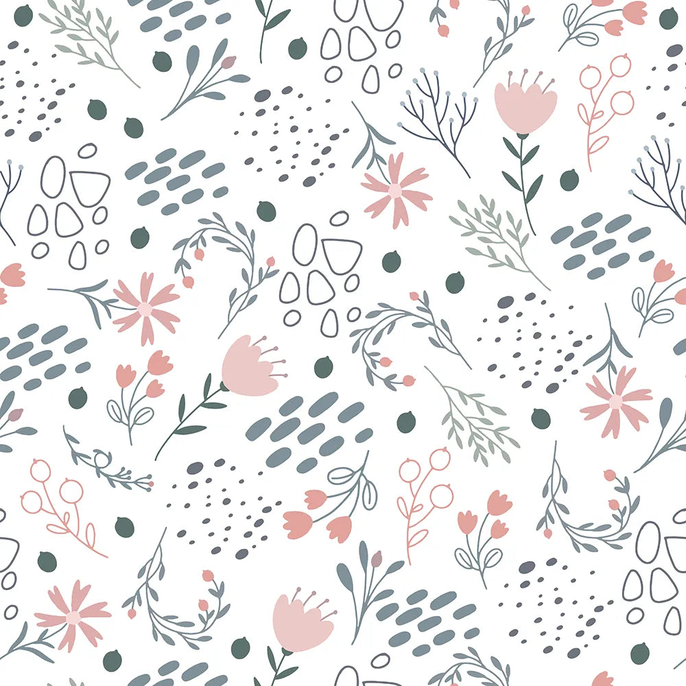 Where Wildflowers Bloom with Scribbled Delight