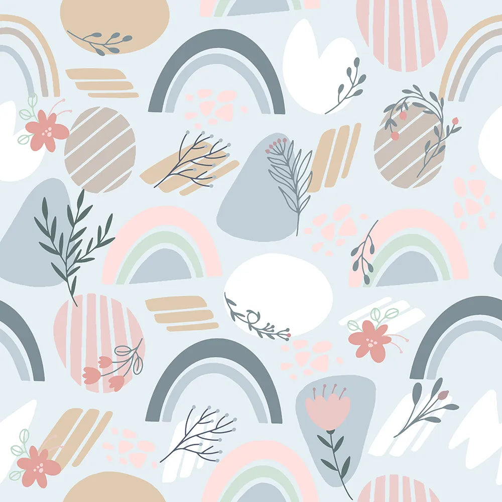 Where Rainbows Bloom with Soft Meadow Whimsy