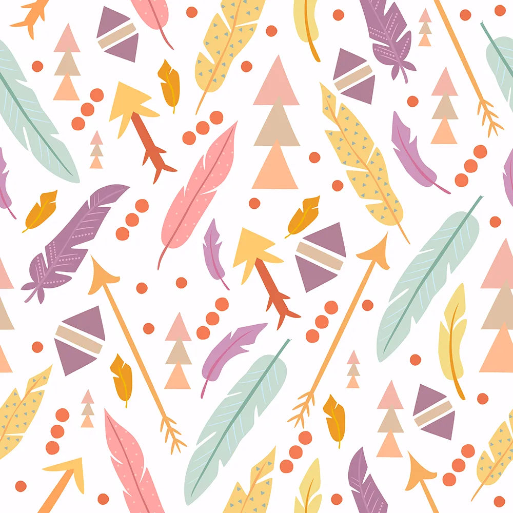 Where Boho Trails Meet Rainbow Feathers