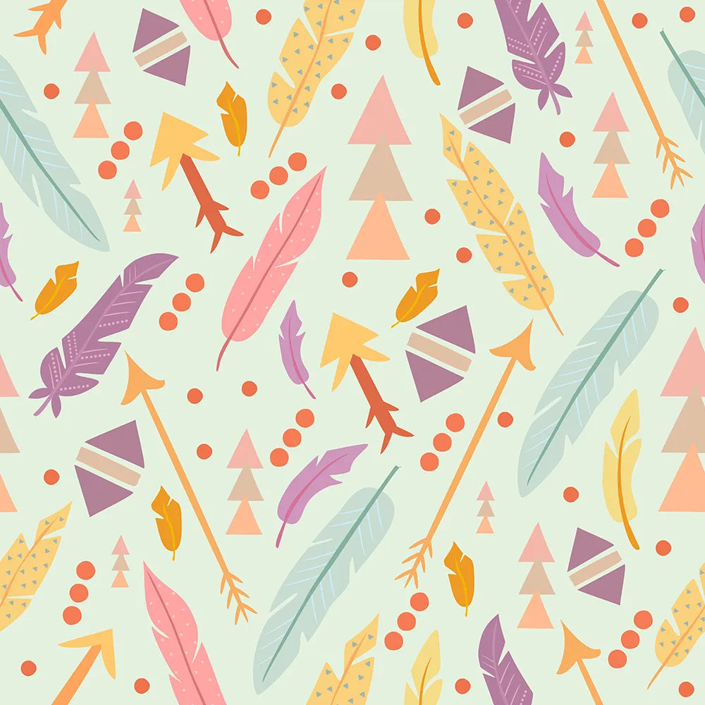 Where Boho Trails Meet Rainbow Feathers